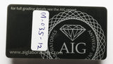 Sapphire 1.41ct AIG Certified