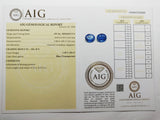 Sapphire 1.45ct AIG Certified