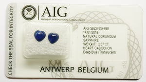 Sapphire 2.07ct AIG Certified