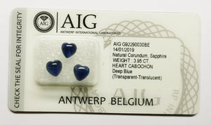 Sapphire 3.95ct AIG Certified