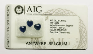 Sapphire 3.98ct AIG Certified