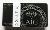 Sapphire 3.58ct AIG Certified