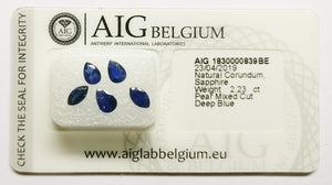 Sapphire 2.23ct AIG Certified