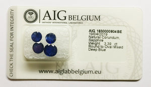 Sapphire 3.39ct AIG Certified