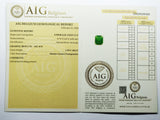 Emerald 1.59ct AIG Certified