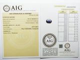 Iolite 6.07ct AIG Certified