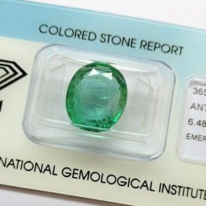 Emerald 6.48ct IGI Certified