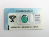 Emerald 6.48ct IGI Certified