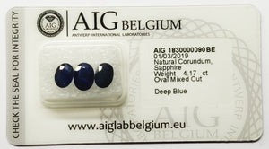 Sapphire 4.17ct AIG Certified