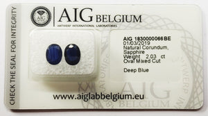 Sapphire 2.01ct AIG Certified