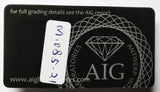 Sapphire 2.44ct AIG Certified