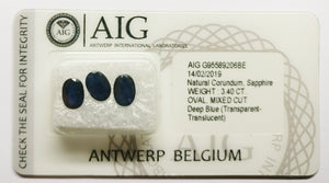 Sapphire 3.40ct AIG Certified