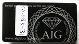 Sapphire 3.57ct AIG Certified