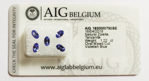 Tanzanite 1.22ct AIG Certified