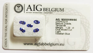 Tanzanite 1.26ct AIG Certified