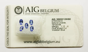 Tanzanite 1.15ct AIG Certified