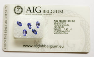 Tanzanite 1.40ct AIG Certified