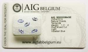 Tanzanite 1.21ct AIG Certified