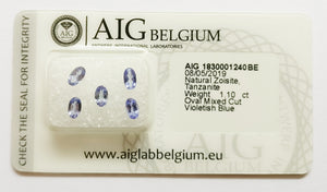 Tanzanite 1.10ct AIG Certified