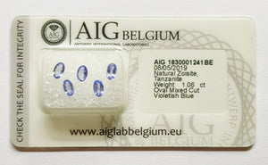 Tanzanite 1.06ct AIG Certified