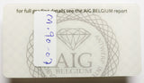 Tanzanite 0.66ct AIG Certified