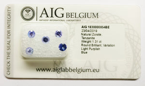 Tanzanite 1.31ct AIG Certified