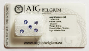 Tanzanite 0.68ct AIG Certified