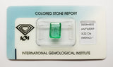 Emerald 3.22ct IGI Certified