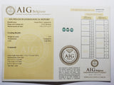 Aquamarine 4.91ct AIG Certified