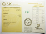 Aquamarine 7.25ct AIG Certified