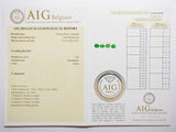 Emerald 3.92ct AIG Certified