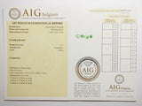 Emerald 1.13ct AIG Certified