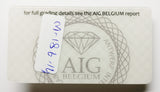 Emerald 0.45ct AIG Certified