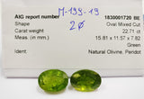 Peridot 22.71ct AIG Certified