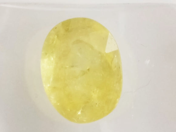 Yellow Sapphire 4.72ct ALGT Certified