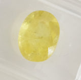 Yellow Sapphire 4.72ct ALGT Certified