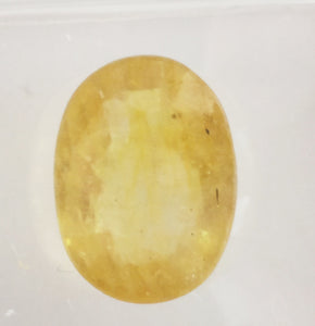 Yellow Sapphire 3.74ct ALGT Certified