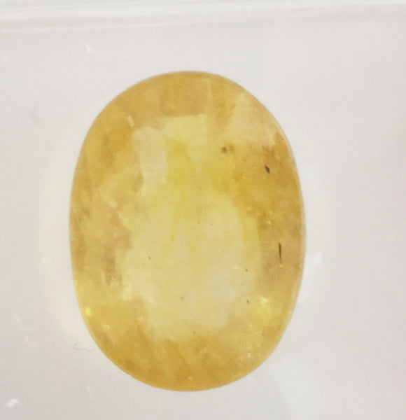 Yellow Sapphire 3.74ct ALGT Certified