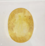 Yellow Sapphire 3.74ct ALGT Certified