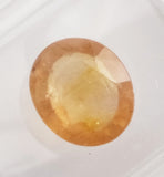 Yellow Sapphire 3.81ct ALGT Certified