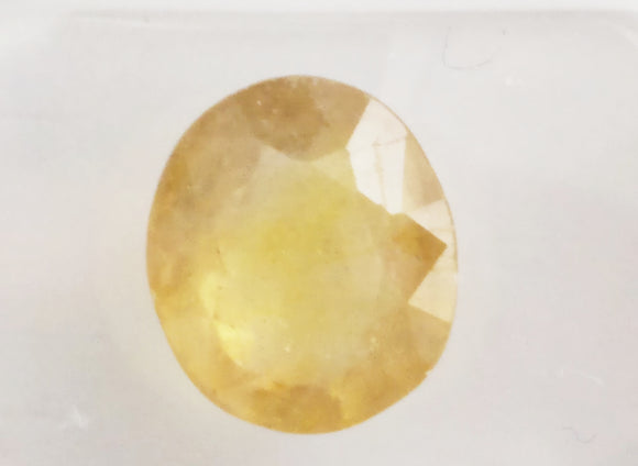 Yellow Sapphire 5.42ct ALGT Certified