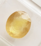 Yellow Sapphire 5.42ct ALGT Certified