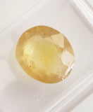 Yellow Sapphire 5.42ct ALGT Certified