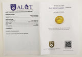 Yellow Sapphire 5.42ct ALGT Certified