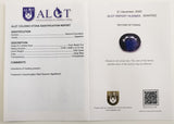 Blue Sapphire 3.92ct ALGT Certified