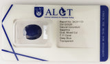 Blue Sapphire 7.11ct ALGT Certified