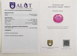 Pink Sapphire 5.08ct ALGT Certified