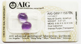 Amethyst 4.91ct AIG Certified