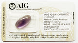 Amethyst 5.87ct AIG Certified