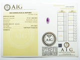 Amethyst 5.87ct AIG Certified